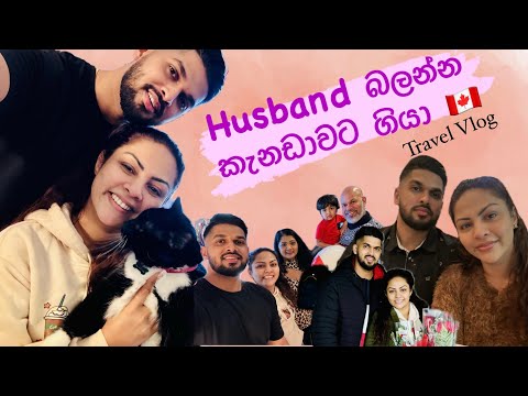 Husband බලන්න Canada ගියා 🇨🇦 | Canada Vlog | Visiting my Husband in Canada