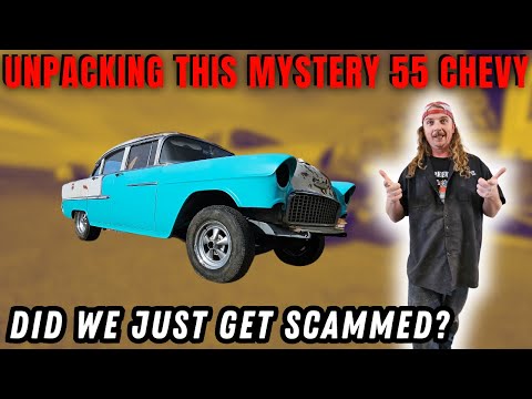 Hidden Gems We Never Expected! Unloading Treasures From This 55 Chevy!