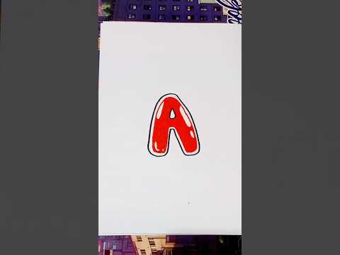 Letter A | Next letter apa lagi? #lettering #letteringart