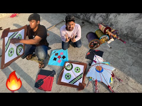 Kite Cutting And Flying After Uttrayan Maja Aa Gaya 😍😍