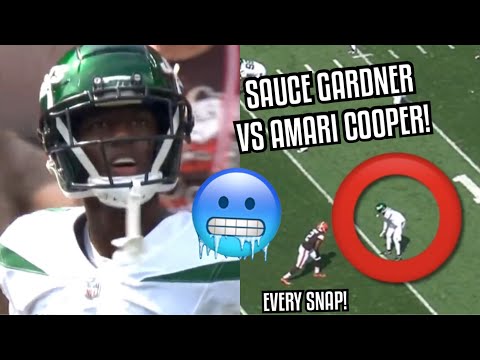 Sauce Gardner Vs Amari Cooper *FILM + Highlights