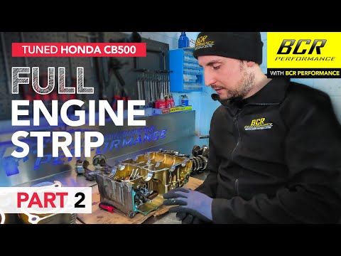 FULL Engine Strip❗ Honda CB500 Teardown with BCR Performance