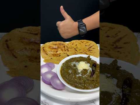 Winter Special Sarson ka Saag ASMR Cooking || #shorts #food #cooking #asmr #indianasmrworld