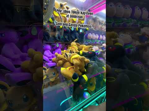 How to win Evee and Umbreon? Claw Machine Arcade Game #clawmachine #shortsfeed