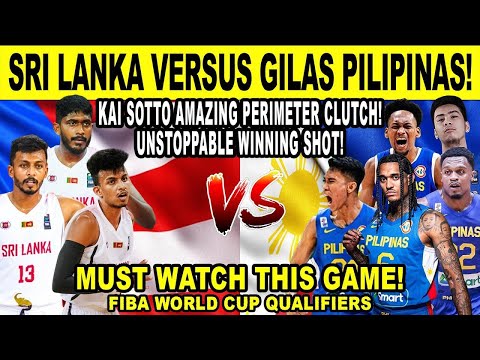 GILAS PILIPINAS vs SRI LANKA - Nangingibabaw sa Asia ang Pinas! FIBA 2k