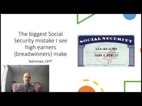 Biggest Social Security mistake I see higher earning spouses make