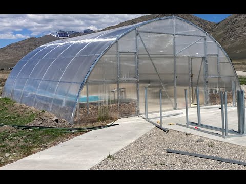 Greenhouse Kit for Summer 2024.  26'-9" X 34'-6".   8 mm 4-layer polycarbonate + steel + misc parts