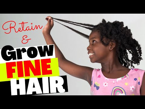 How to Grow LONG FINE Natural Hair in 2022