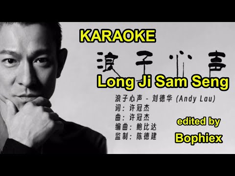 Andy Lau - Long Ji Sam Seng 浪子心聲（粵語）KARAOKE