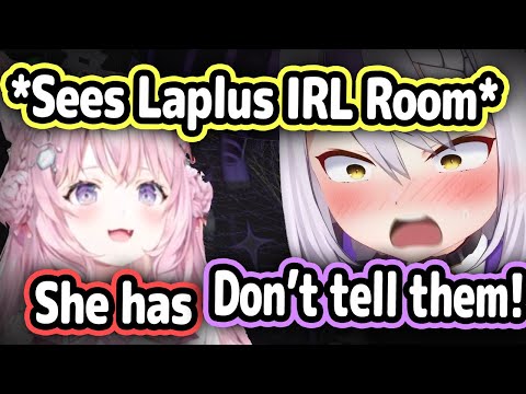 Koyori Enters Laplus's IRL Room and Noticed Something That Embarrassed Laplus...【Hololive】