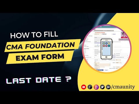 How to Fill CMA FOUNDATION Exam Form ||Ankit Poonia|| #cma_foundation #cma #cmacourse #icmai #exams