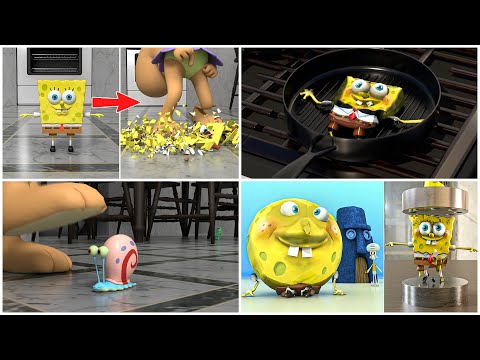 SpongeBob Gets abused For 8 Minutes - NOT FOR KIDS!!!