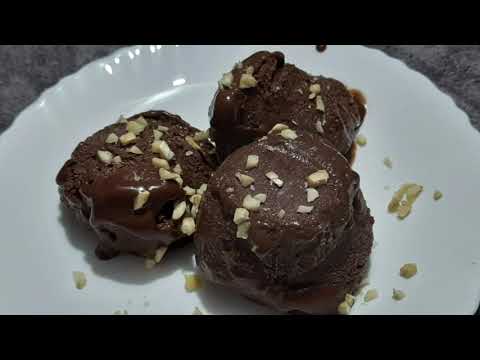 Chocolate Ice Cream Recipe Without Condensed Milk, Cream, Sugar, Eggs, Milk - No Maida, No Cornflour