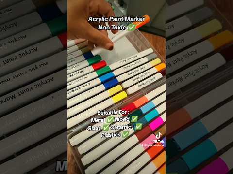 Acrylic Paint Marker - beli sini - https://vt.tiktok.com/ZSjqnyq3d/