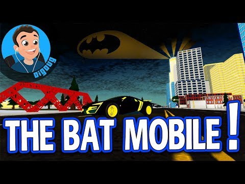 I Built the BATMOBILE In Roblox Vehicle Simulator!! Bat Mobile in Roblox Vehicle Sim