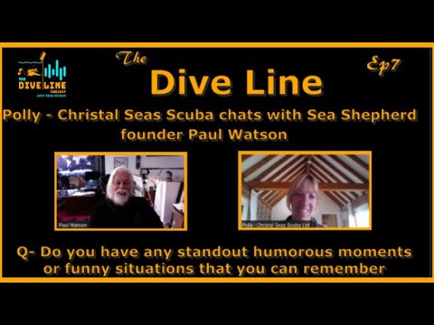 Sea Shepherd founder Captain Paul Watson is asked a question by Polly Wake - Christal Seas Norwich!