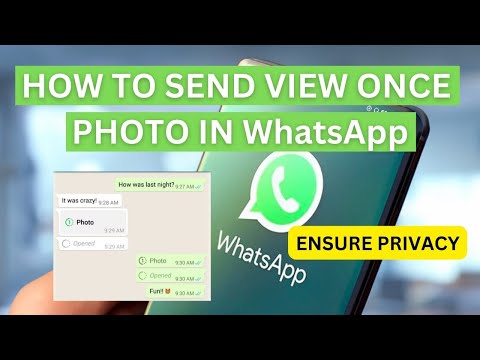 How To Send Photos In WhatsApp To View Only One Time (2024)