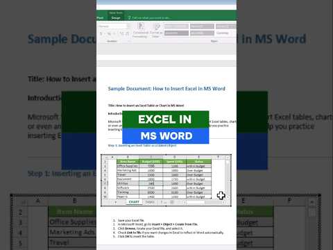 Is Ms Word Holding You Back from EXCEL Mastery? #shorts #learnexcel #exceltips