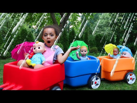 Oh No! It's Raining Kids Song + More  Nursery Rhymes & Kids Songs