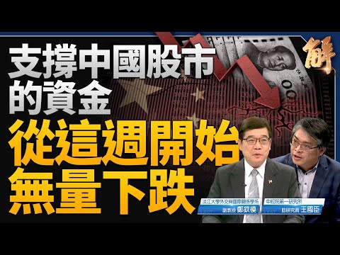 支撐中國股市資金 從這週開始無量下跌？將摜破2600點？中國沒錢 歐洲投資無力！等待在陸歐商撤資後 將大舉抗共？普丁撐腰北韓越南印度 中共害怕了？｜鄭欽模｜王國臣｜新聞大破解 【2024年6月26日】