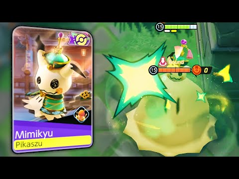 Mimikyu Default vs Palace Style Holowear Comparison - Pokemon Unite