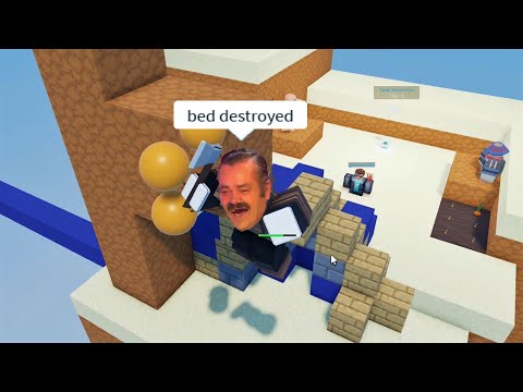 Roblox BEDWARS Funny Moments (MEMES) #1