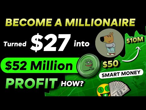 🛑 Trader Turned $27 into $52 Million Profit - How? | Become a Millionaire with SMC | Bitcoin Pump