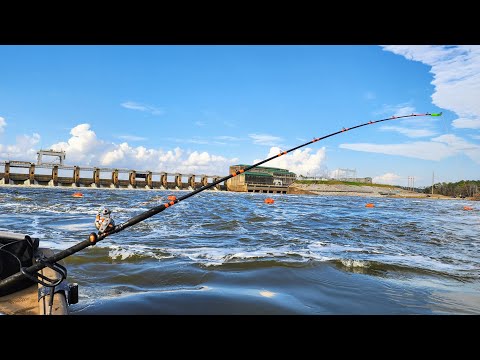 UNEXPECTED GIANT Caught While Fishing MASSIVE SPILLWAY!! (Biggest of the Year)