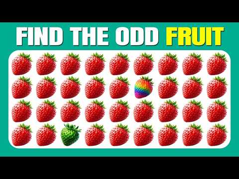 Which Fruit Stands Out from the Crowd?🍎🍉| Fruit Edition🍓| Quiz Intractor