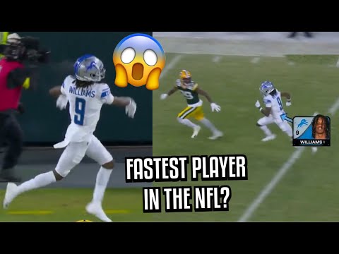 Jameson Williams SHOWS OFF his 4.2 SPEED! 🔥 Jameson Williams Lions highlights Vs Packers