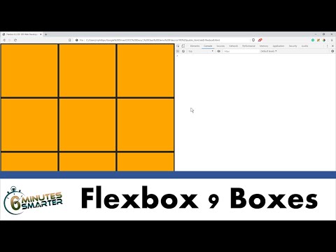 Flexbox Responsive Layout with 9 Boxes