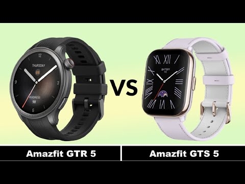 Amazfit GTR 5 vs Amazfit GTS 5