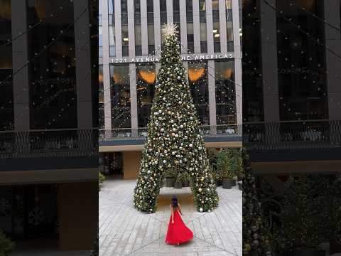 New York City ‘s Newest Christmas Tree #christmasinnewyork#newyorkcity#nuevayork#navidad#travelnyc