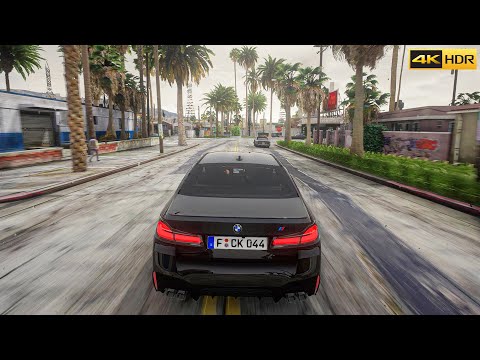 ⁴ᴷ⁶⁰ GTA 5: Ultra Realistic Graphics! 2021 BMW M5 F90 Competition - Maxed-Out Graphics & Ray Tracing