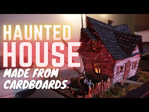 How to Make Haunted House Diorama | DIY Halloween Crafts