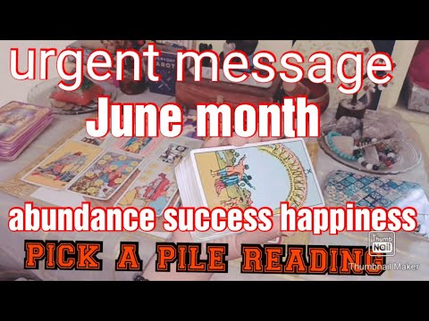 READY HOIYE ! AAPKE PASS JUNE MONTH OPPORTUNITY, ABUNDANCE, SUCCESS, HAPPINESS AA RHI h. PICK A PILE