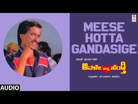 Meese Hotta Gandasige Audio Song | Avale Nanna Hendthi | Kashinath, Bhavya | Hamsalekha