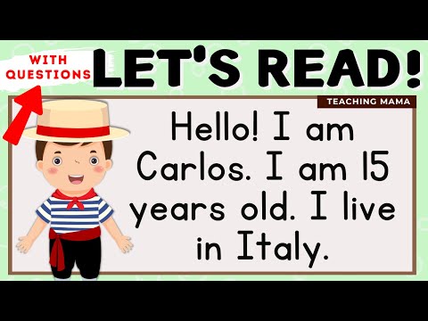 LET'S READ! | READING COMPREHENSION | PRACTICE READING ENGLISH FOR KIDS | TEACHING MAMA