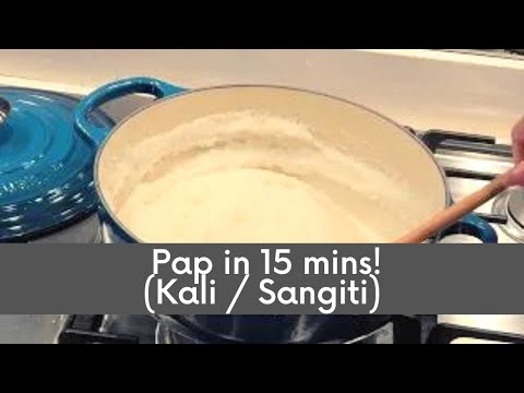 Pap in 15 mins! (Kali / Sangiti) | #pap #kali #sangiti