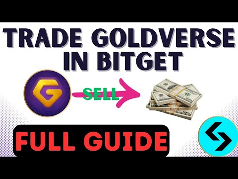 TRADE GOLDVERSE IN BITGET #goldverse #sellgoldverse