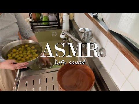 ASMR｜暮らしの音｜6月の手仕事｜詰め替え音｜いつもの家事