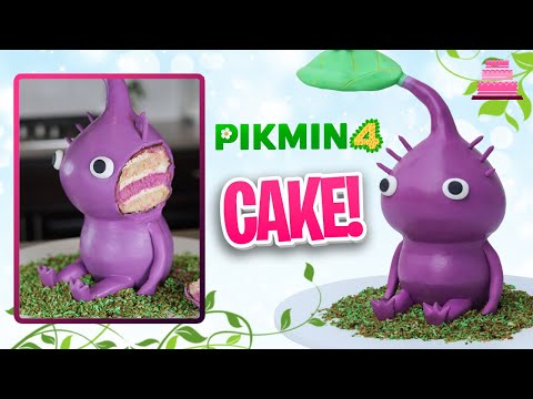 Unbelievable DIY: Creating the Cutest 3D Purple Pikmin Cake