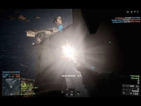 Battlefield 4 - Riding the Minichopper on Wave Breaker