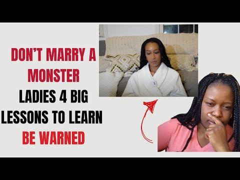 Ladies pay attention to the kind of man you want to marry, 4 BIG  LESSONS TO LEARN, BE WARNED!