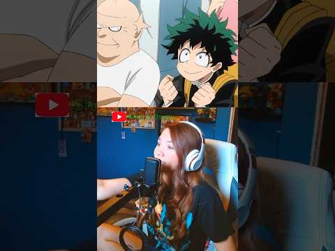 Little fanboy 🥰 #anime #animereaction #reaction #myheroacademia #mha #izukumidoriya