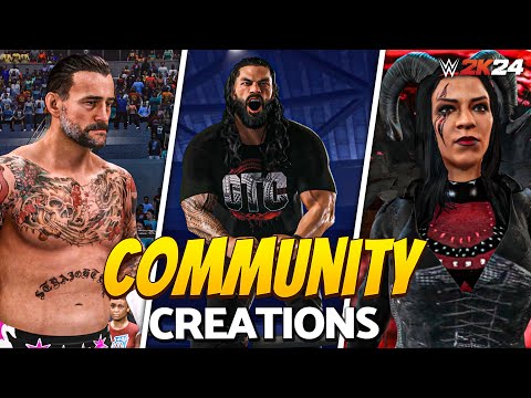 Best COMMUNITY CREATIONS in WWE 2K24 | Roman Reigns, CM Punk & more! | Ep. 11