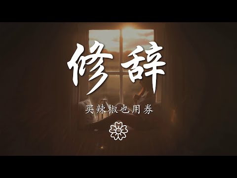 買辣椒也用券 - 修辭『你眼睛像飛行 億萬年的流星』【動態歌詞Lyrics】