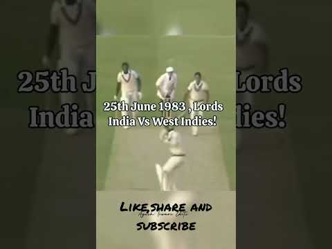 Winning Moment When India Win The First World Cup🇮🇳✨❤️||viralshorts||trending||1983worldcup||cricket