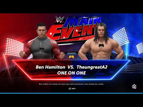 WWE 2K24: AWA main Event: Ben Hamilton vs Theungreataj