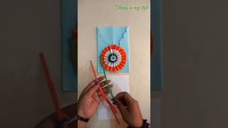 DIY republic day card making easy/diy republic day greeting card /republic day greeting card easy